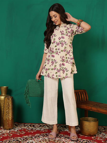 Women Floral Printed Regular Top