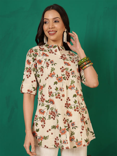 Women Floral Printed Regular Top