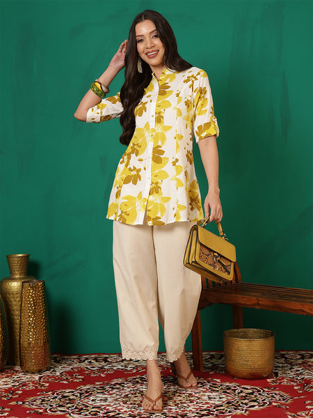 Women Floral Printed Regular Top