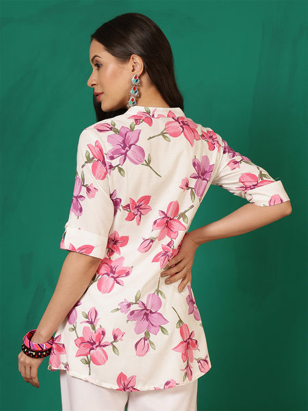 Women Floral Printed Regular Top