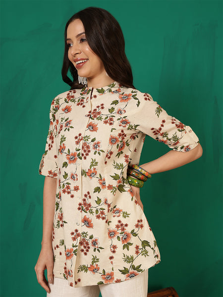 Women Floral Printed Regular Top