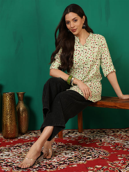 Women Floral Printed Regular Top