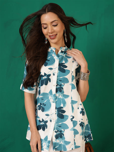 Women Floral Printed Regular Top