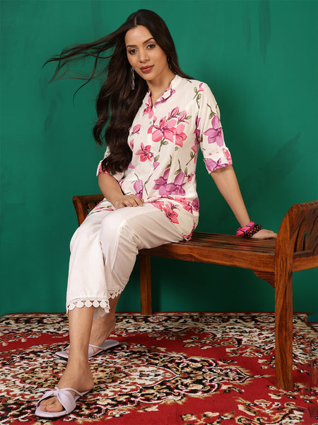 Women Floral Printed Regular Top