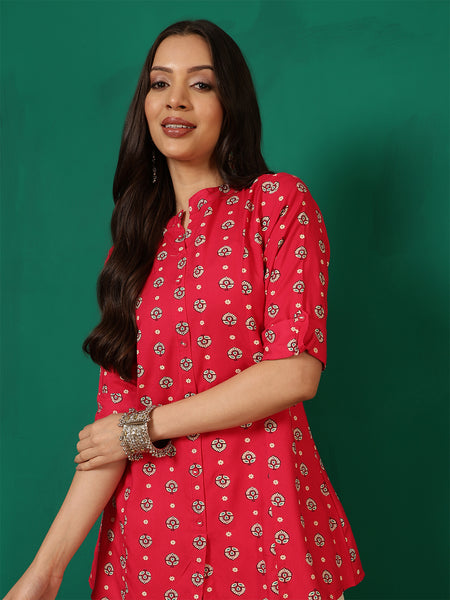 Women Floral Printed Regular Top