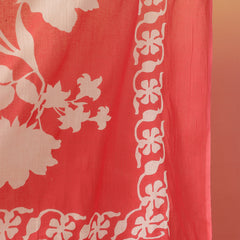 Women Cotton Printed Patch Work Kurta with Trouser & Dupatta