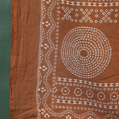 Women Cotton Bandhani Printed Kurta with Trouser & Dupatta