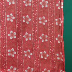 ANAISA Women Viscose Rayon Round Neck, Calf Length, Printed Kurta with Trouser & Dupatta