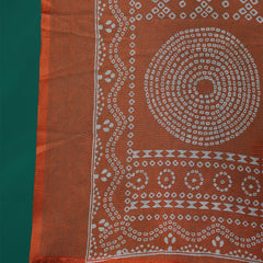 Women Cotton Bandhani Printed Kurta with Trouser & Dupatta