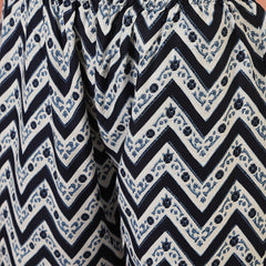 Women Floral Printed Blue Kurta With Trouser & Dupatta