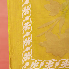 Women Cotton Printed Patch Work Kurta with Trouser & Dupatta